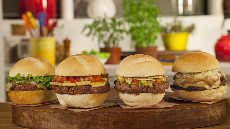 Goveji burger z zelenjavo