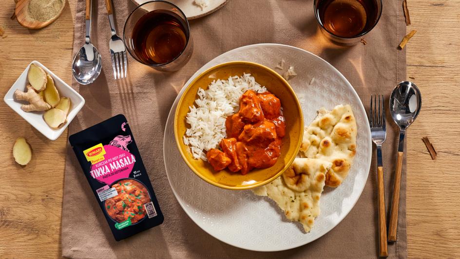 Preprosta indijska Tikka Masala s piščancem