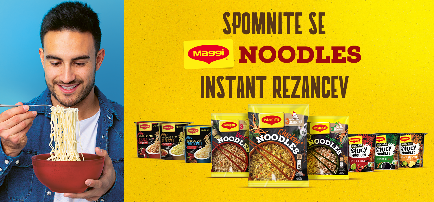 Spomnite se MAGGI Noodles instant rezancev! 