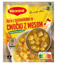 MAGGI Juha s testeninami in mesnimi cmočki 56g