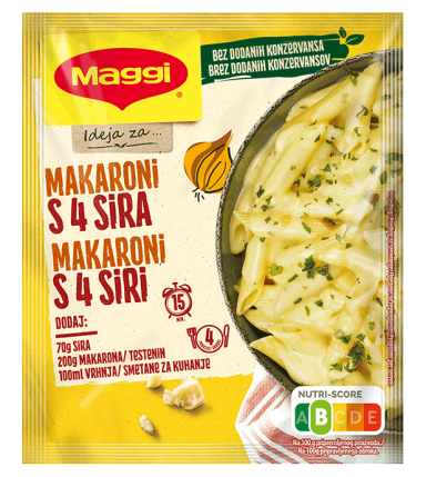 MAGGI Ideja za Makarone s 4 siri 30g