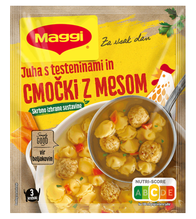 MAGGI Juha s testeninami in mesnimi cmočki 56g