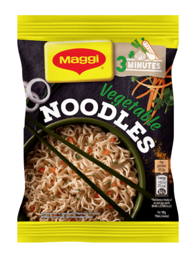 MAGGI Noodles, instant rezanci z zelenjavo, vrečka 59,2 g_FOP
