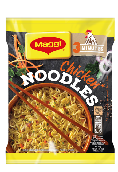 MAGGI Noodles, instant rezanci z okusom piščanca, vrečka 59,2 g_FOP