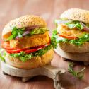 Vegetarijanski burger z belo ribo