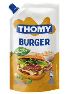 Omaka na osnovi majoneze THOMY Burger, vrečka z zamaškom 220 g 