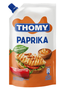 Lahka majoneza THOMY Paprika, vrečka z zamaškom 220 g