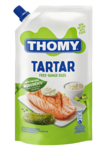 Omaka s kislimi kumaricami THOMY Tartar, vrečka z zamaškom 220 g